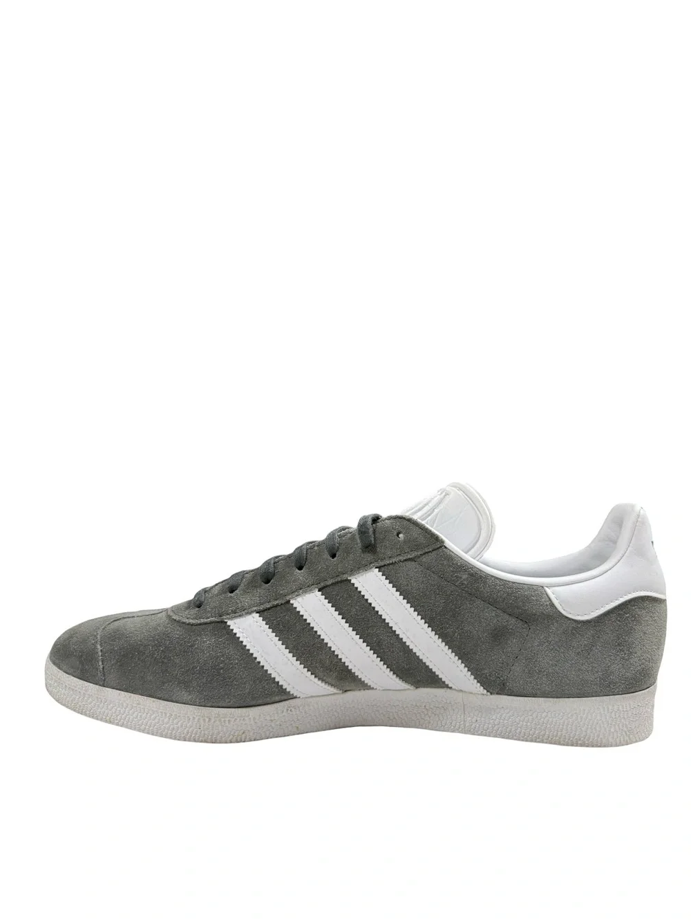 Adidas Gazelle Shoes Sz 13 Gray White Suede Sneakers Casual Low Top Retro BB5480